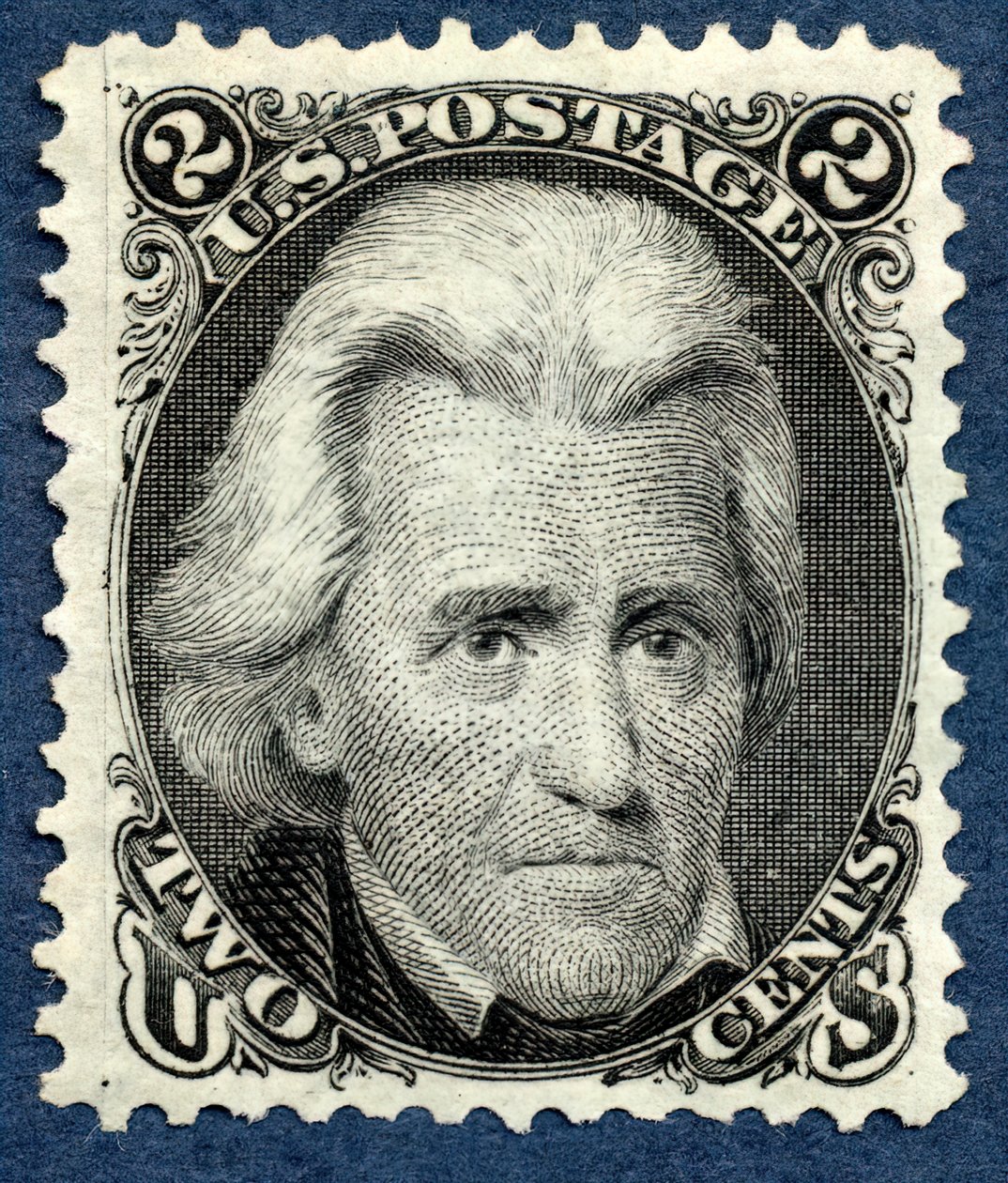 2c Andrew Jackson, 1875 single