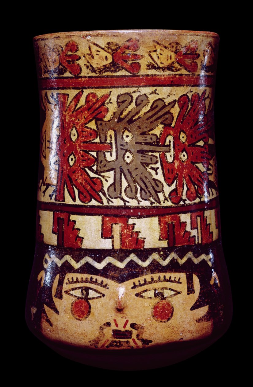 Silindirik çömlek, Geç Nazca stili (çömlek) by Nazca Culture