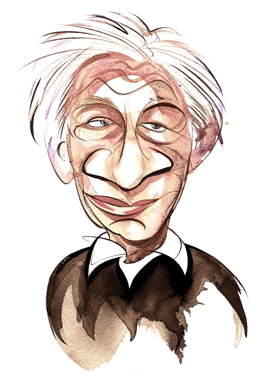 Alexander Goehr - renkli karikatür by Neale Osborne