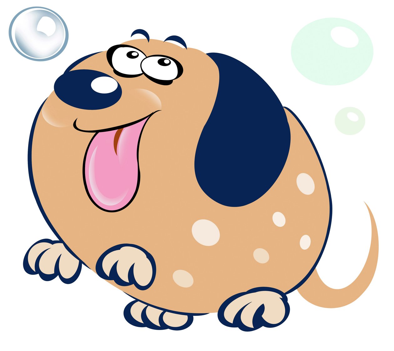 Kabarcıklı Köpek - karikatür by Neale Osborne