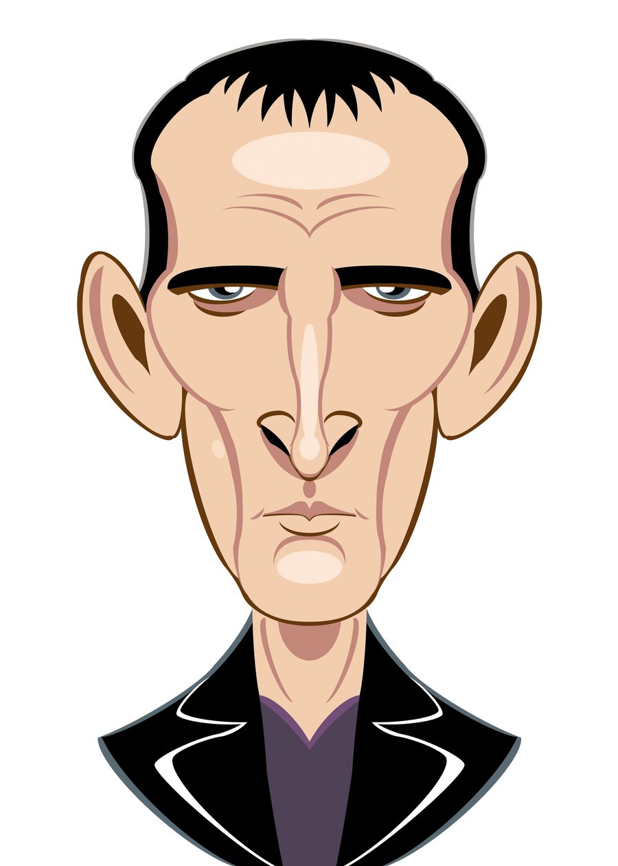 Christopher Eccleston - Doctor Who - karikatür by Neale Osborne