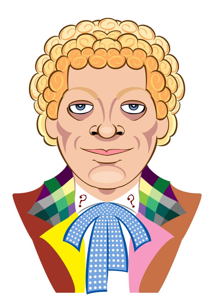 ಕಾಲಿನ್ ಬೇಕರ್ ಡಾಕ್ಟರ್ ಹೂ ಆಗಿ - ಕ್ಯಾರಿಕೇಚರ್ಟರ್ಕ್ by Neale Osborne