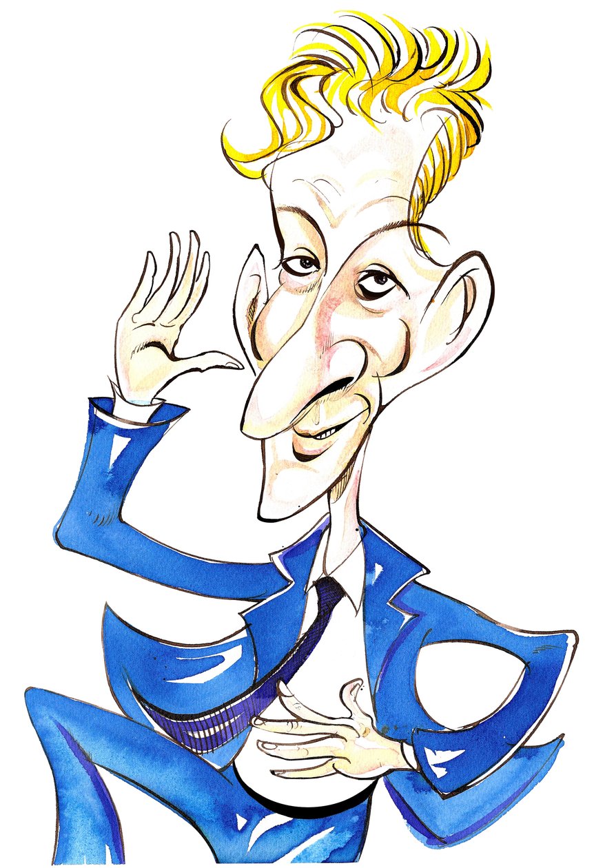 Danny Kaye - karikatür by Neale Osborne