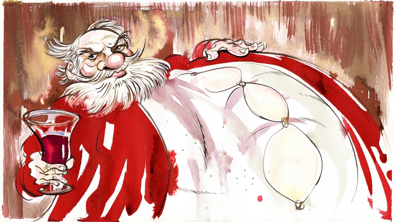Falstaff - illustration from Shakespeares play The Merry Wives of Windsor (1601) by Neale Osborne