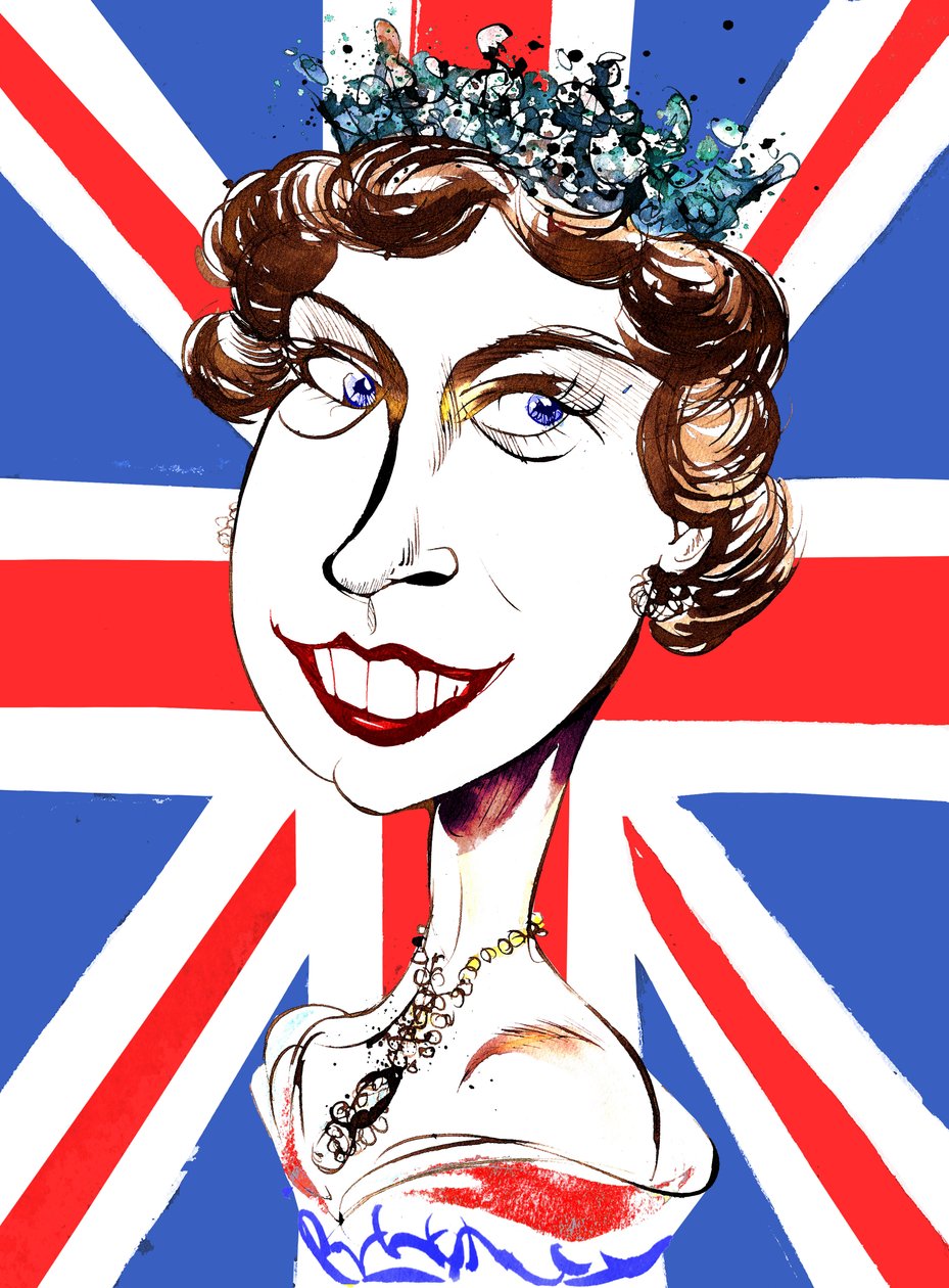 Kraliçe II. Elizabeth, Neale Osborne tarafından genç by Neale Osborne