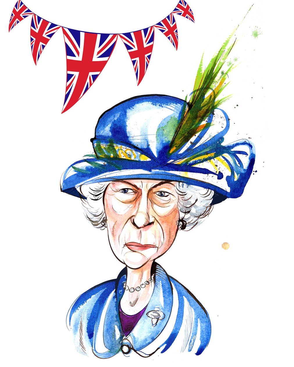 Queen Elizabeth II 2012, by Neale Osborne by Neale Osborne