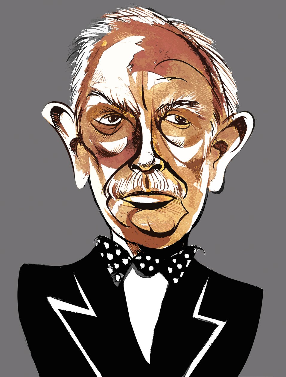 Richard Strauss - renkli karikatür by Neale Osborne