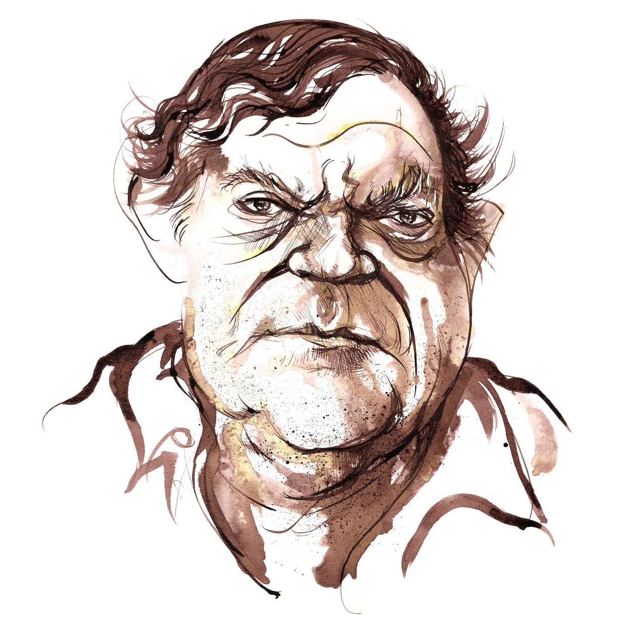 Robert Hughes, Avustralyalı sanat eleştirmeni (d by Neale Osborne