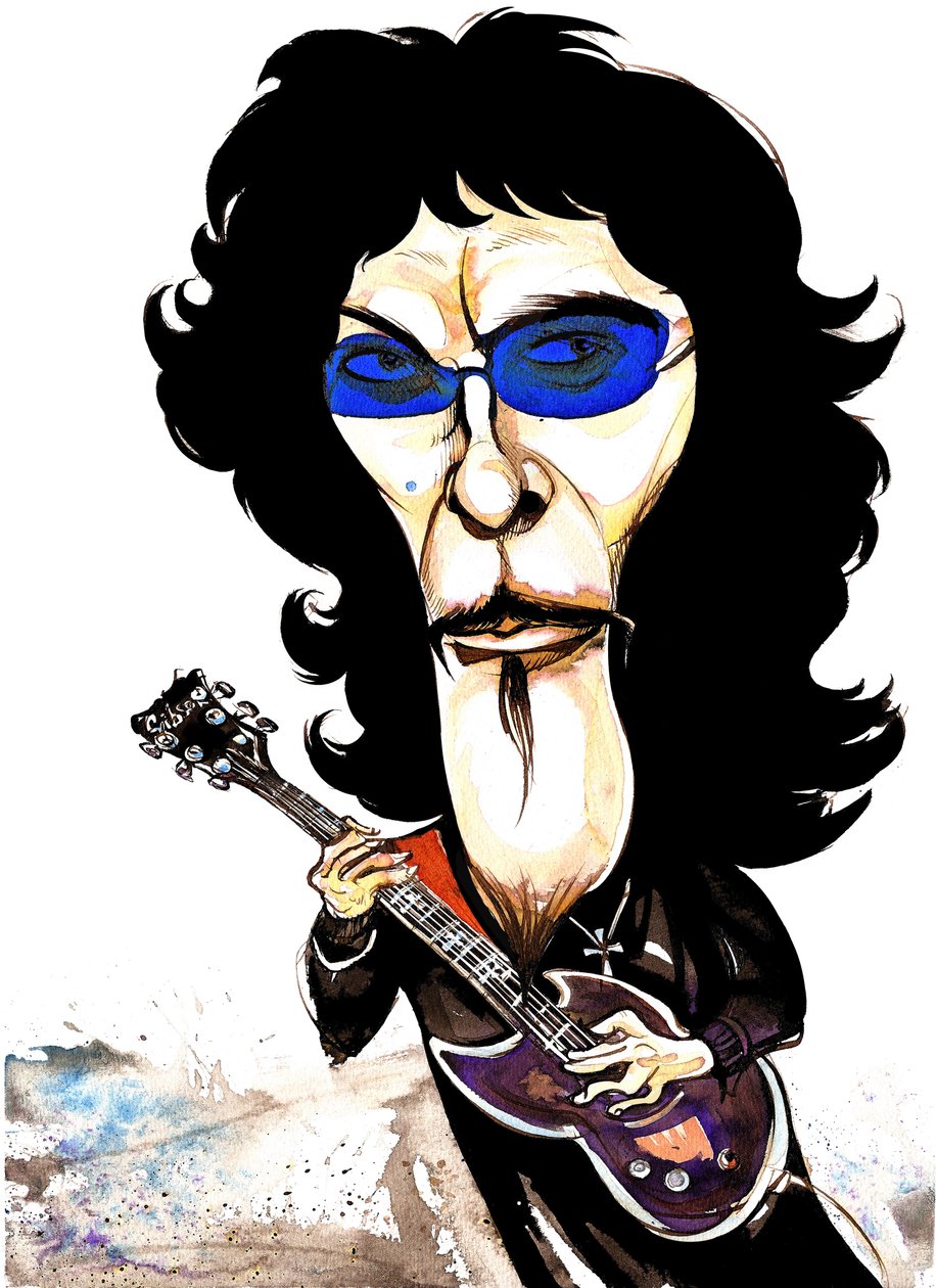 Tommy Iommi - karikatür by Neale Osborne