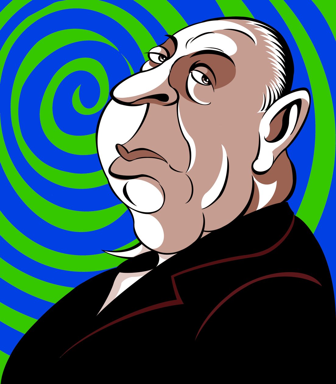 Alfred Hitchcock, 2018 by Neale Osborne