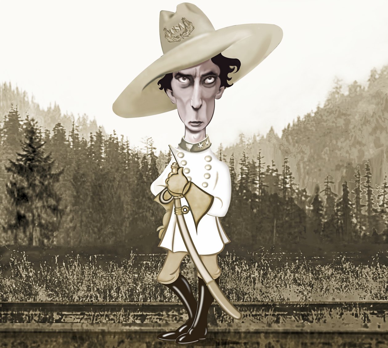 Buster Keaton, 2021 (dijital) by Neale Osborne