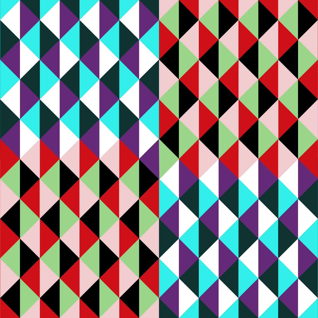 Dekoratif tekstil tasarımı, 2016 (dijital) by Neale Osborne
