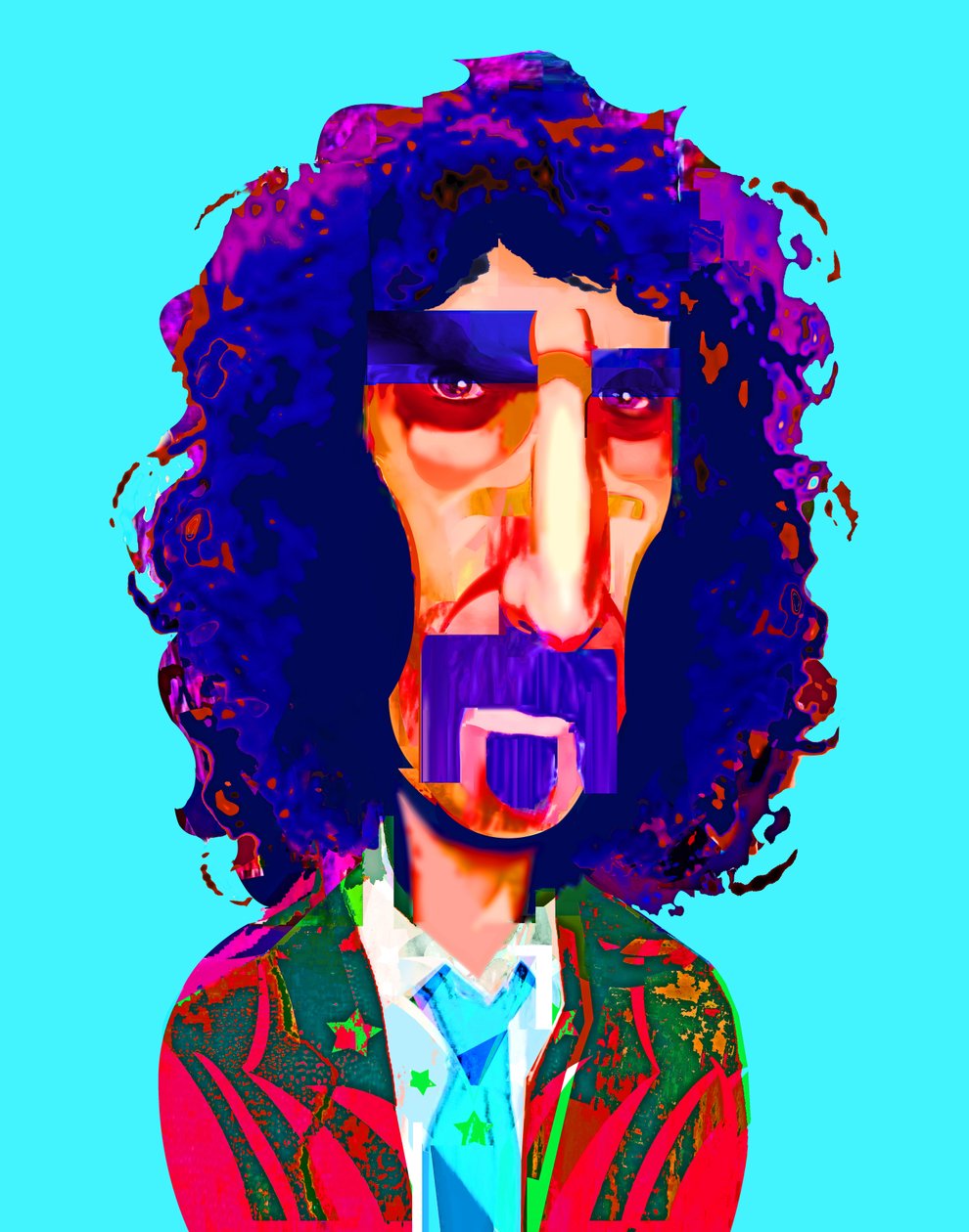 Frank Zappa, 2021 (dijital) by Neale Osborne