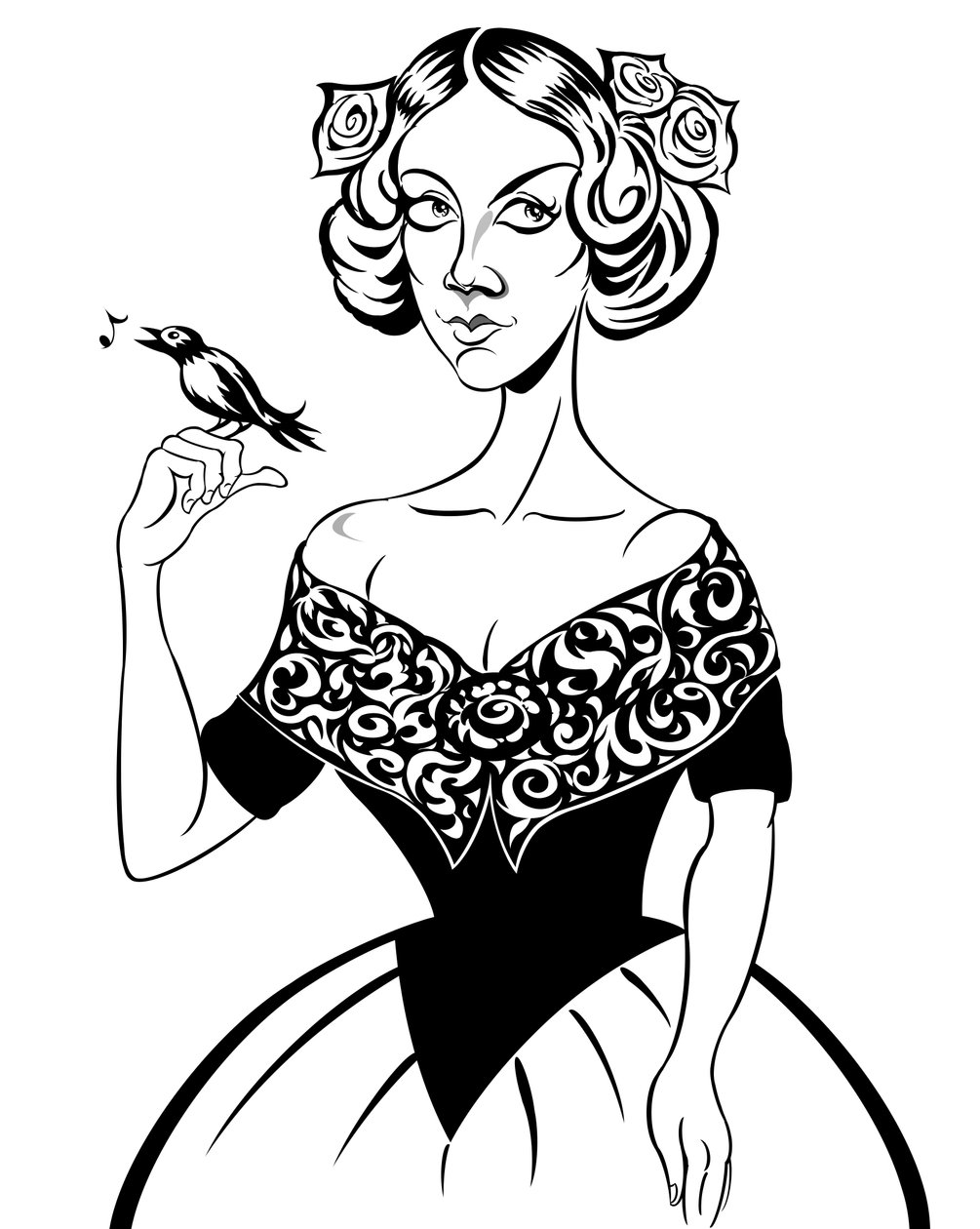 Jenny Lind, 2019 (dijital) by Neale Osborne