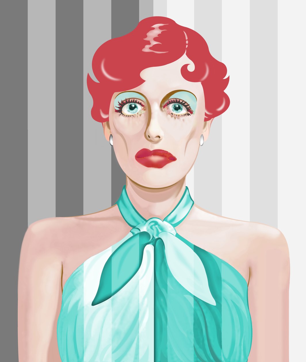 Joan Crawford, 2021 (dijital) by Neale Osborne