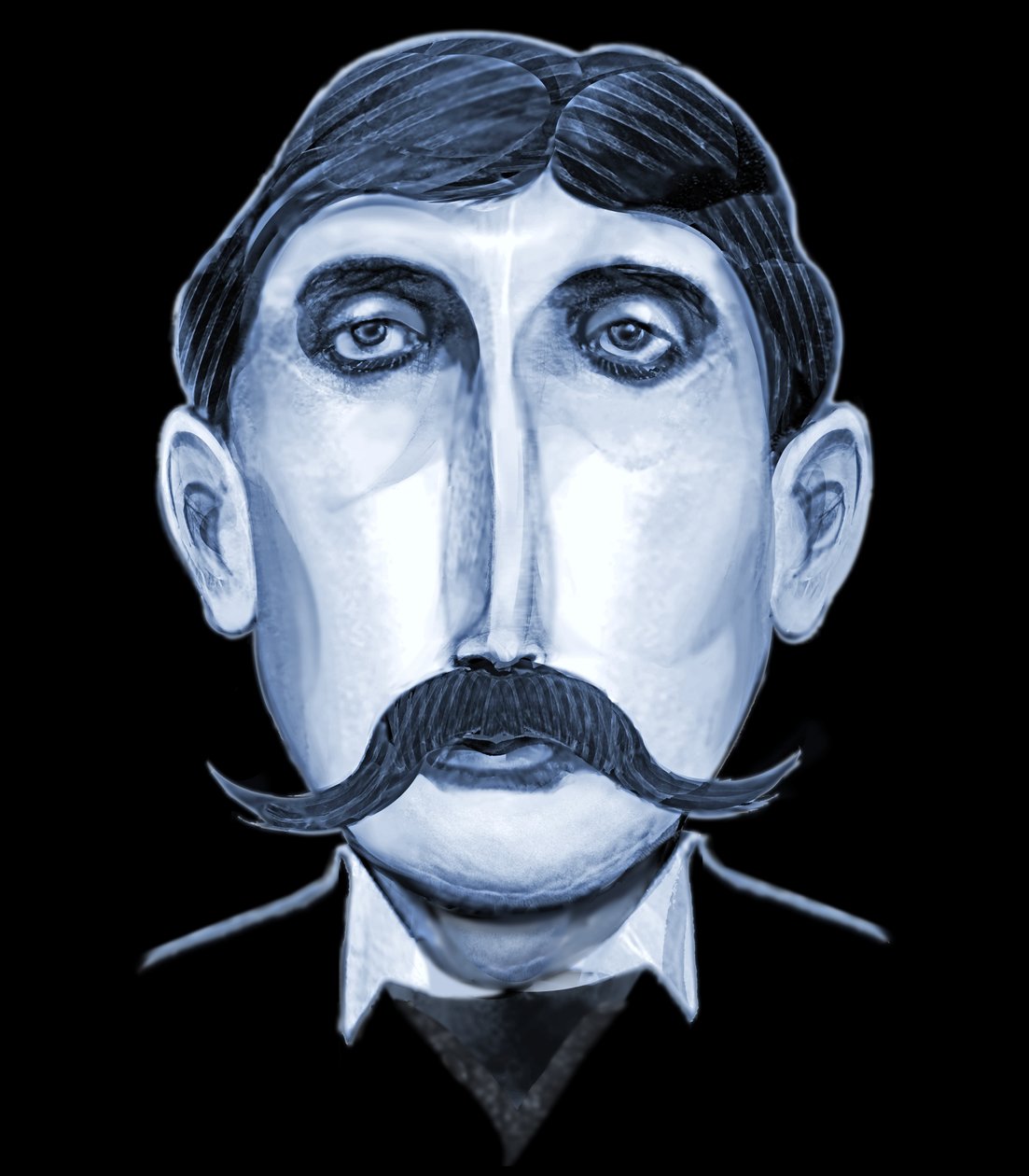 Marcel Proust, 2021 (dijital) by Neale Osborne