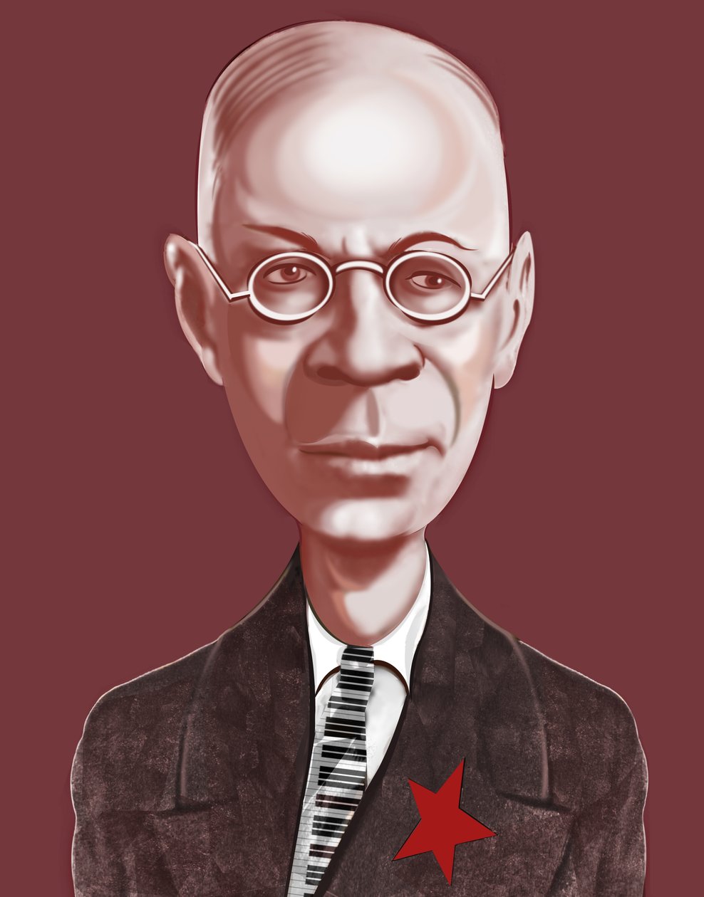 Sergey Prokofiev, 2023 (dijital) by Neale Osborne
