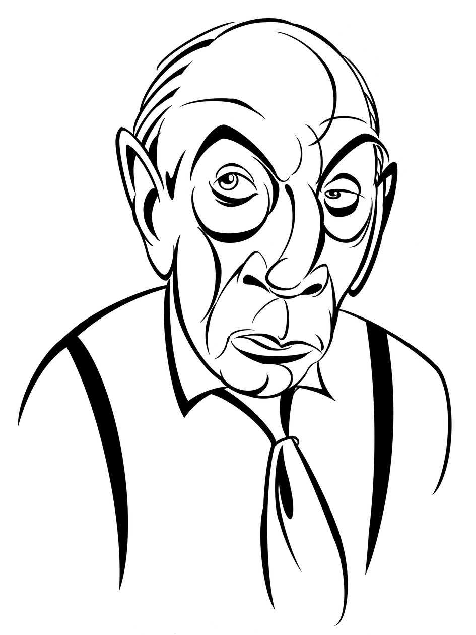 Sir Malcolm Arnold, 2019 (dijital) by Neale Osborne