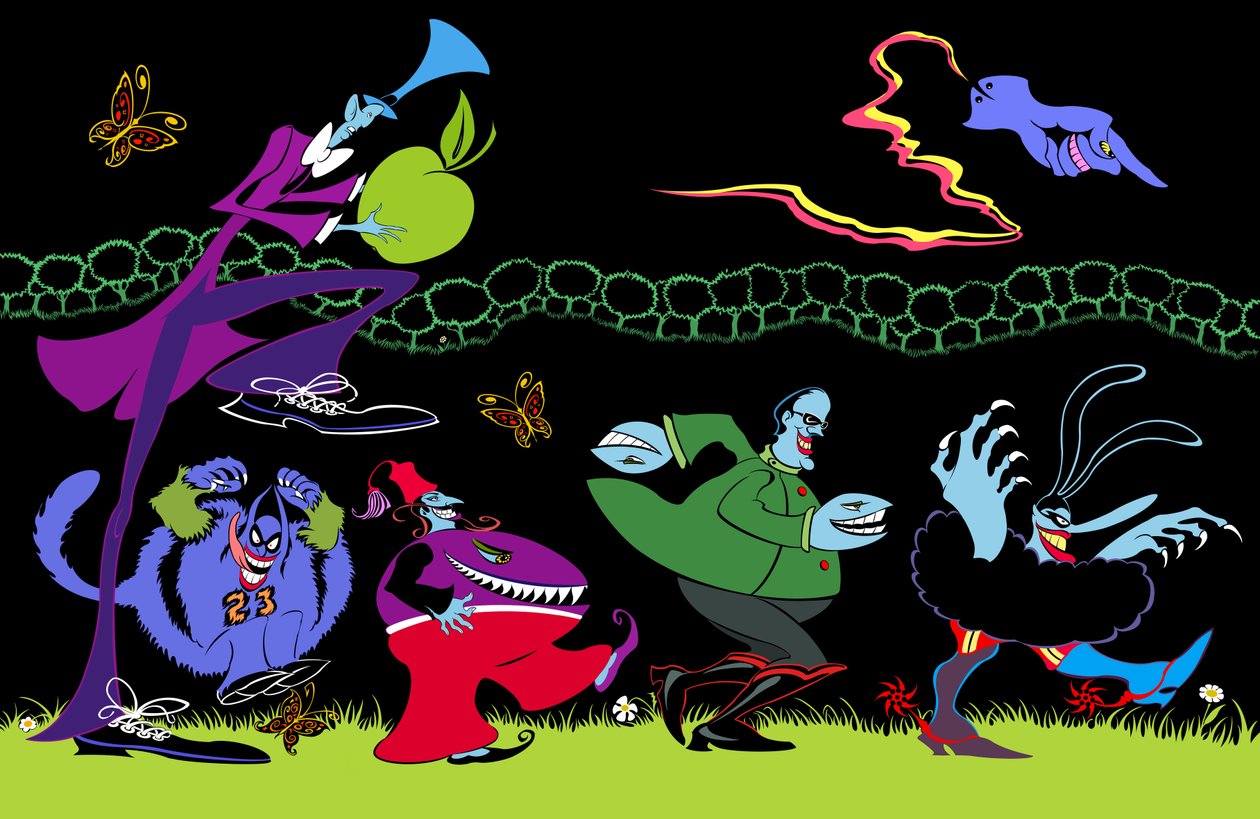 Mavi Meanies, 2023 (dijital) by Neale Osborne