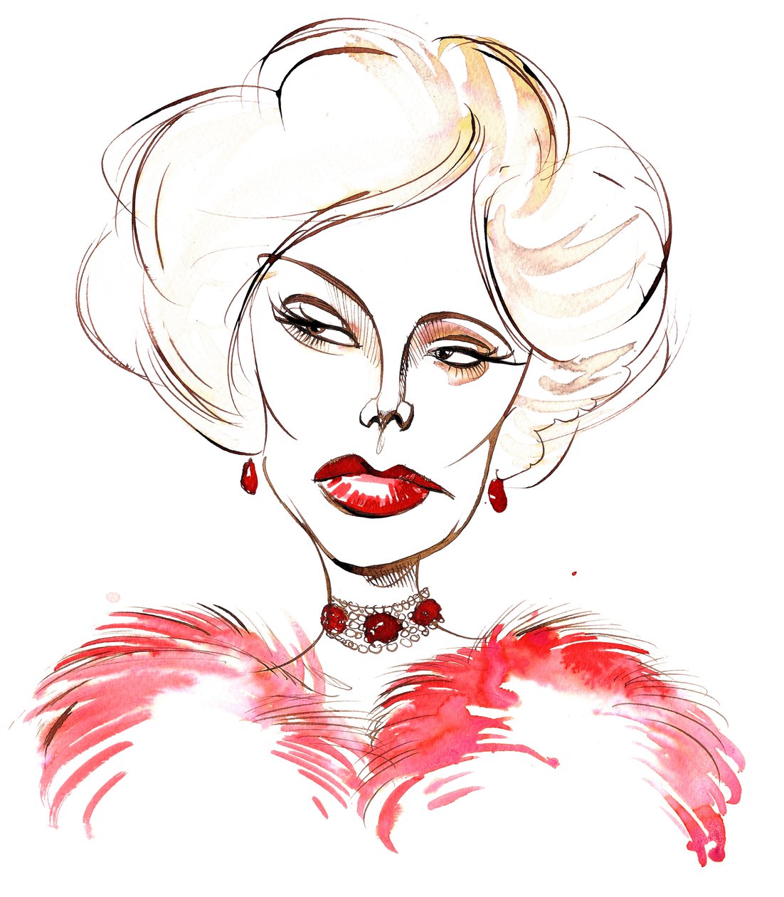 Zsa Zsa Gabor, Hungarian-American actress 6 February 1917 - 18 December 2016 by Neale Osborne