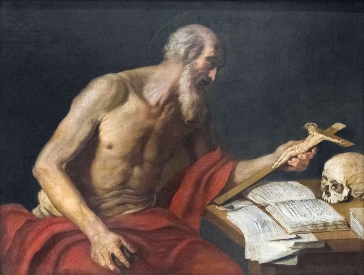 Aziz Jerome'nin Tövbesi by Neapolitan School