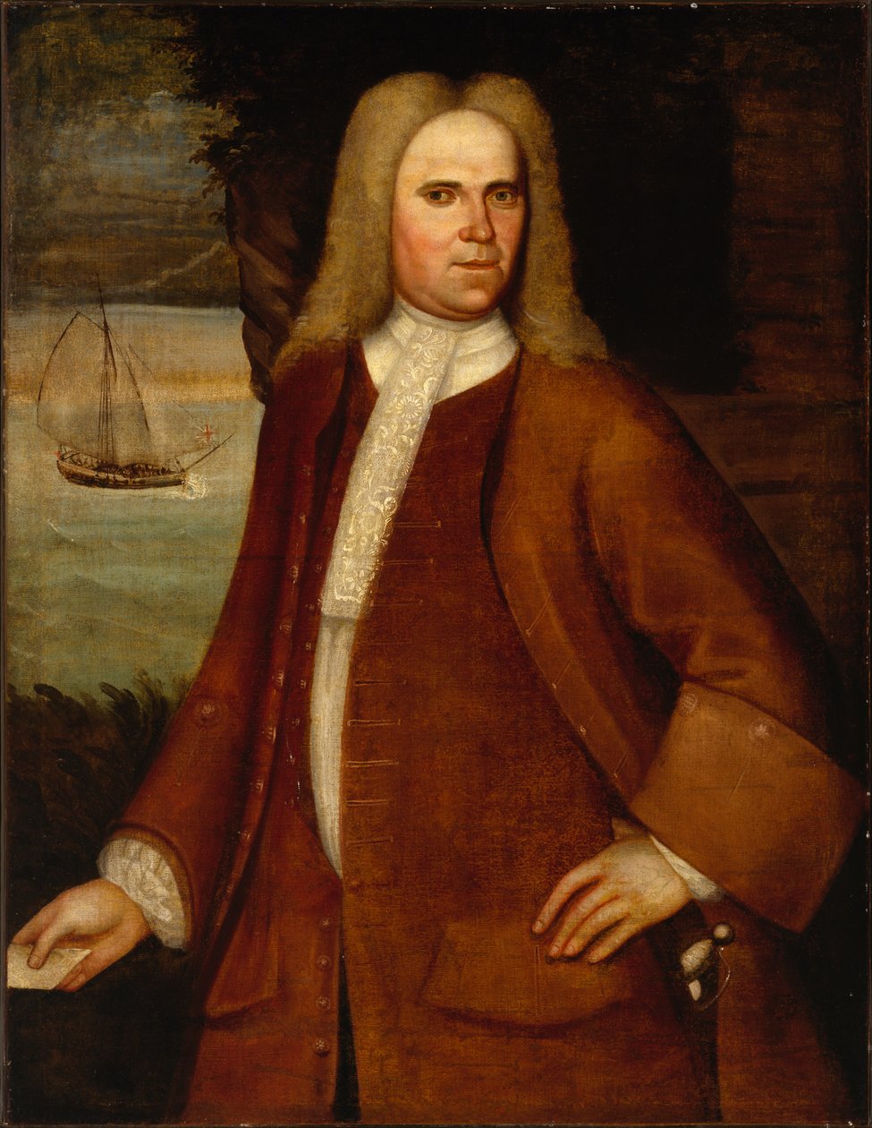 Ebenezer Tabutunun Portresi, c. 1714-1730 by Nehemiah Partridge