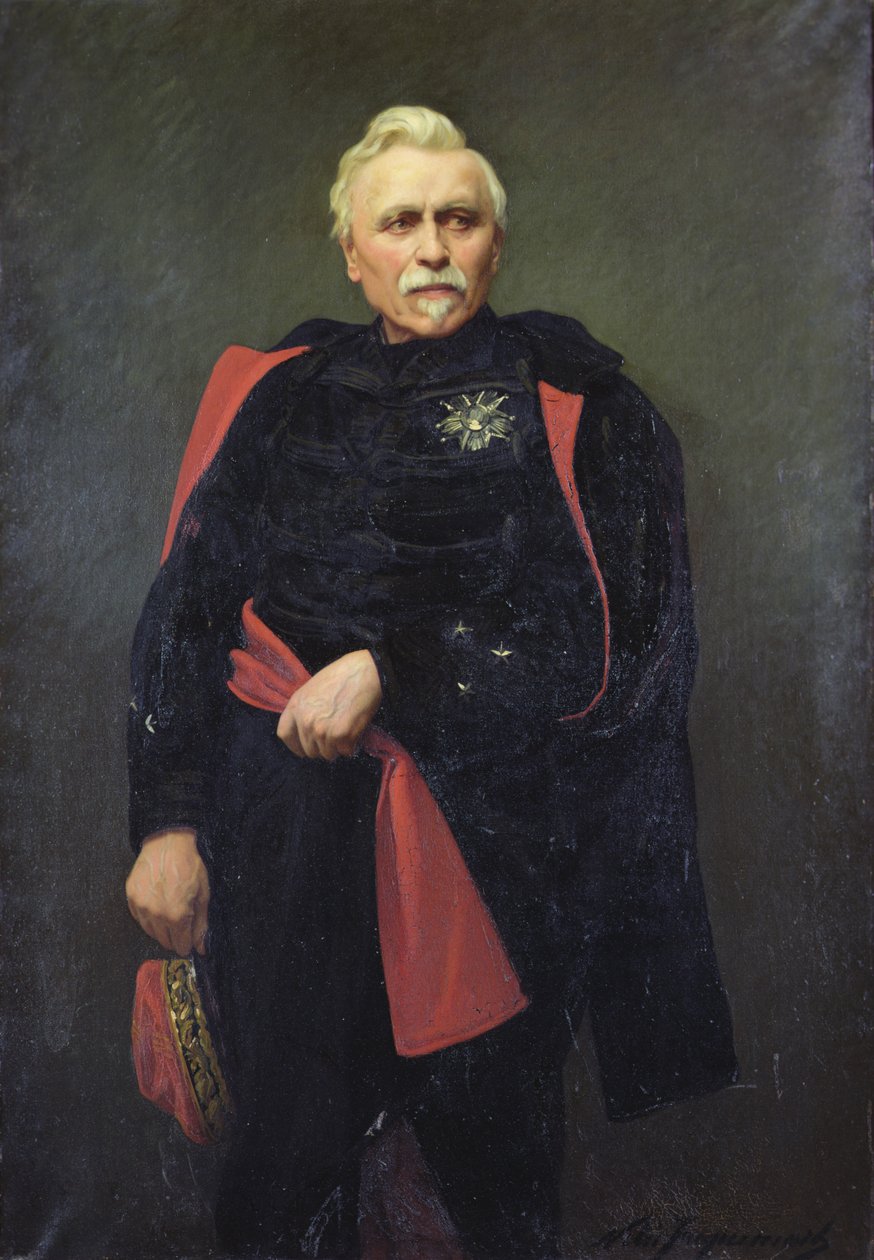 Paladins'ten Louis d'Aurelle (1804-77) (tuval üzerine yağlı boya) by Nelie Jacquemart