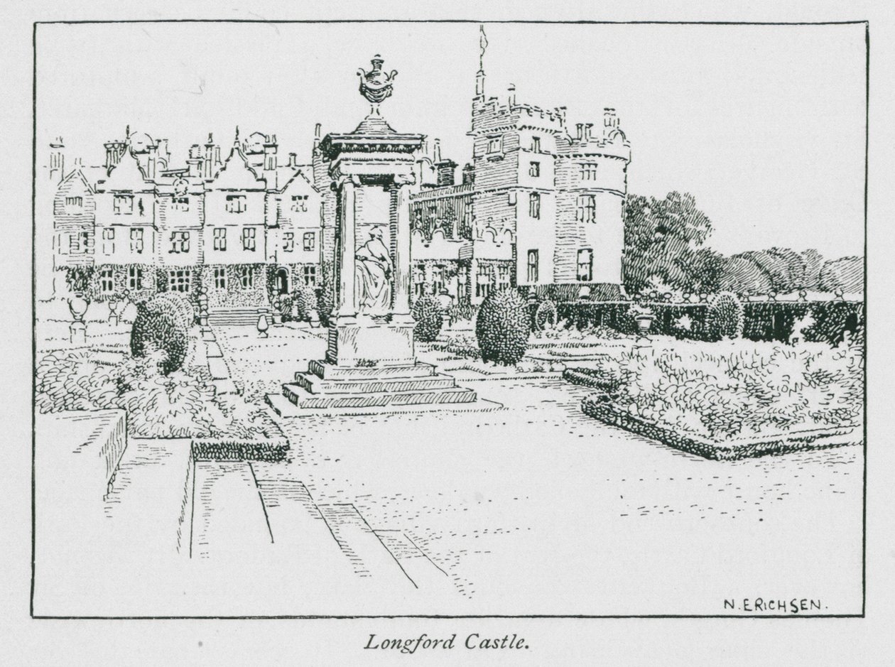 Longford Kalesi (lito) by Nelly Erichsen