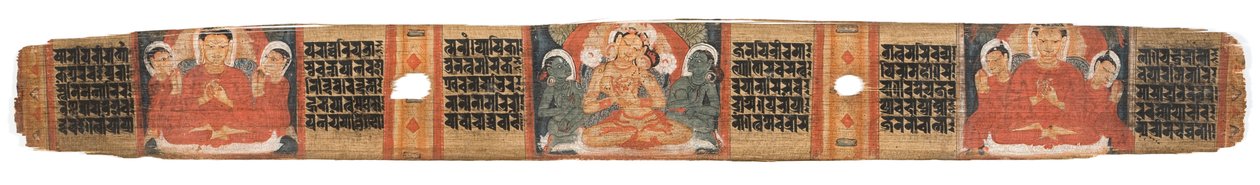 Folio 2r Goddess Prajnaparamita, Astasahasrika Prajnaparamita