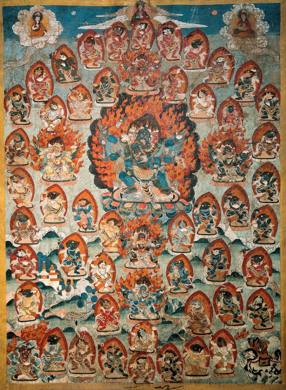 Cennetin görünümü, Bard'ın vizyonları, Nepal by Nepalese School