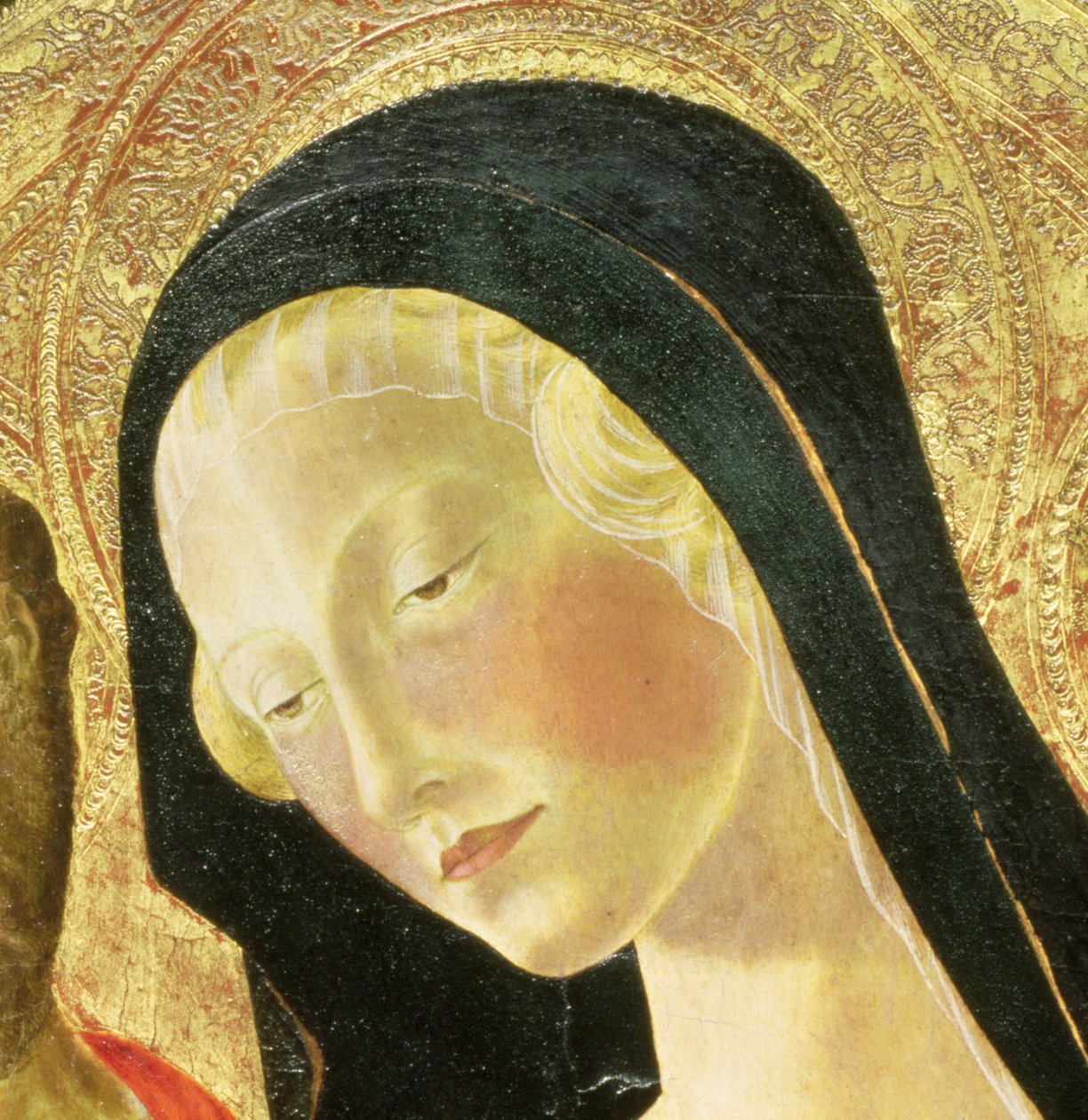Madonna ve Çocuk (panelde öfke) (detay 9306) by Neroccio di Landi