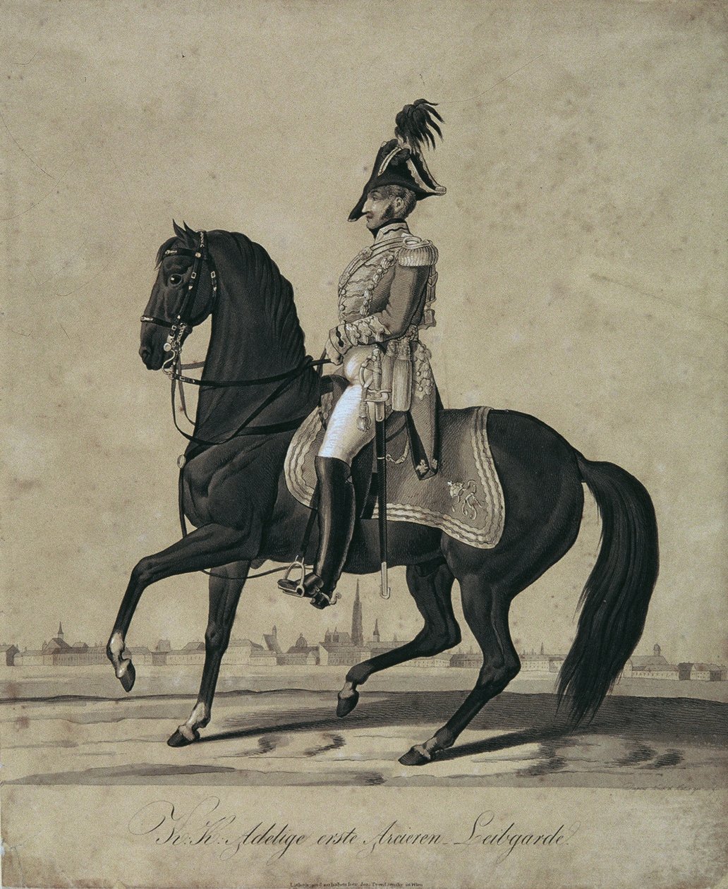 At sırtında Arcièren Can Muhafızı by Leopold Blonder