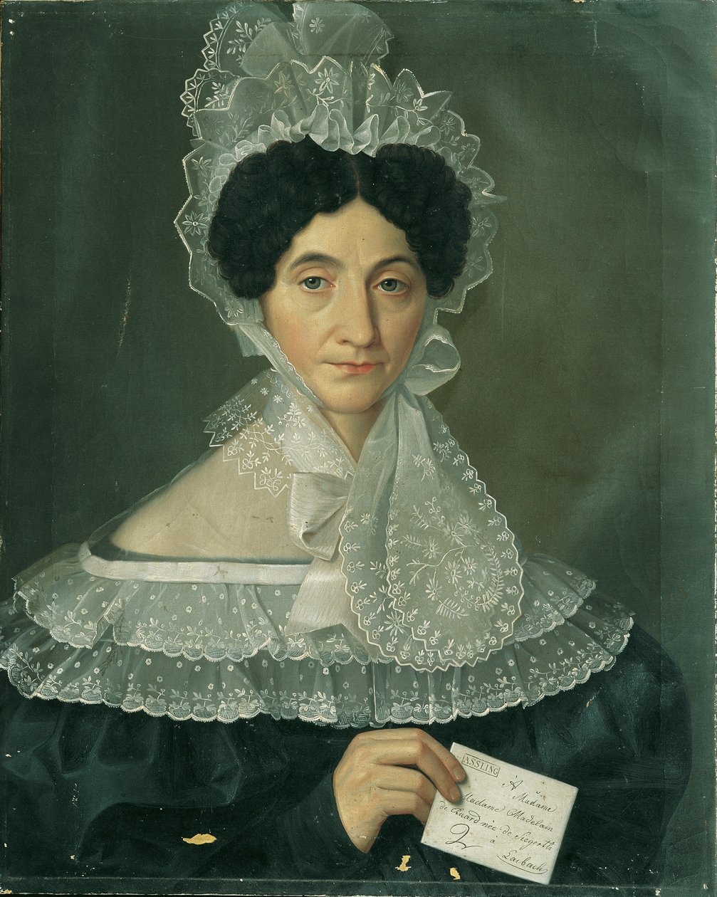 Magdalene Ruard'ın büstü (öldü 1858) by Leopold Blonder