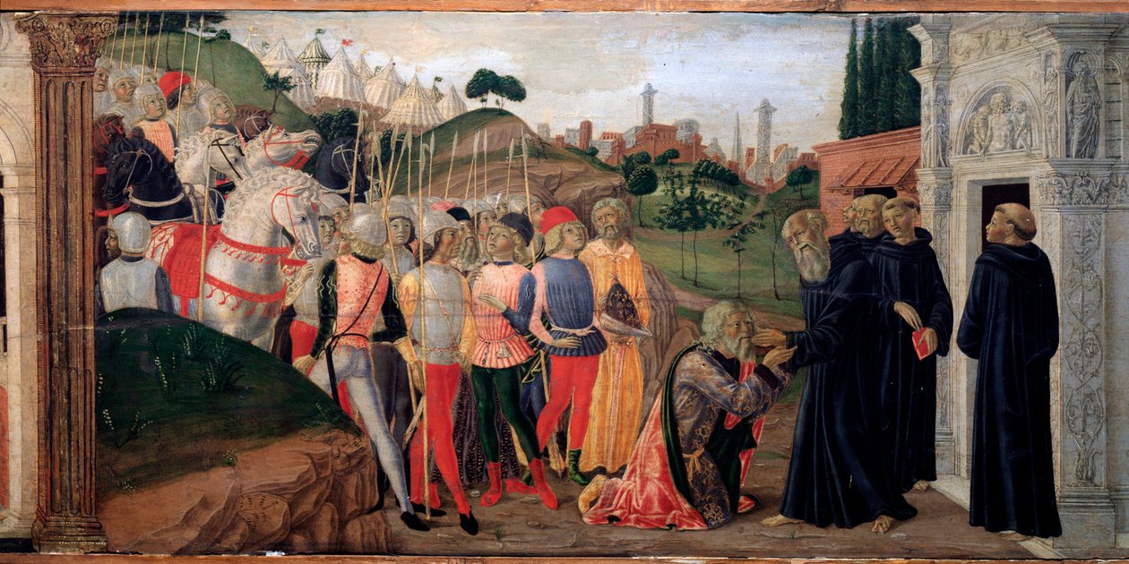 Totila, Ostrogotların kralı Benedict of Nursia