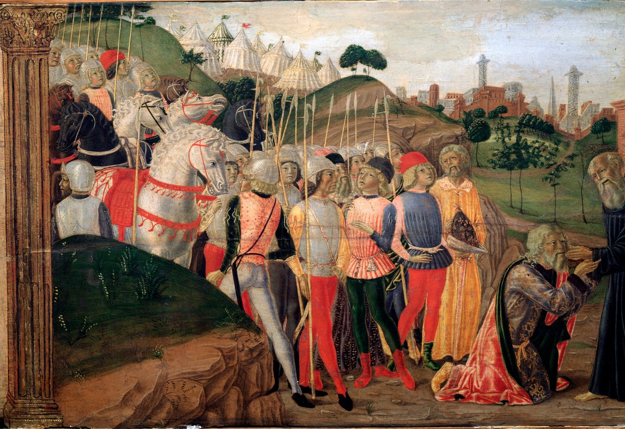 Totila, Ostrogotların kralı Benedict of Nursia