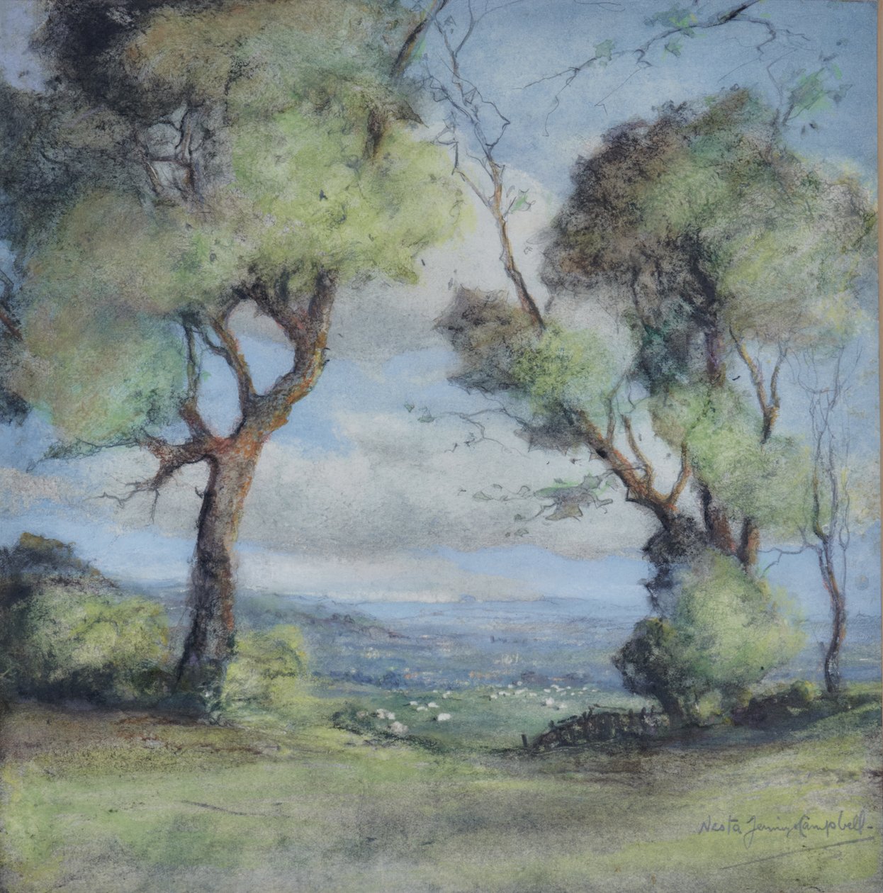 Hawkhurst ve Cranbrook arasında by Nesta Jennings Campbell