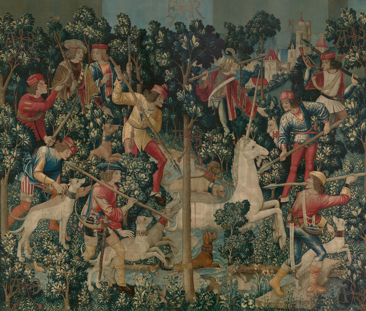 Tek Boynuzlu At Saldırıya Uğradı, c.1500 by Netherlandish School