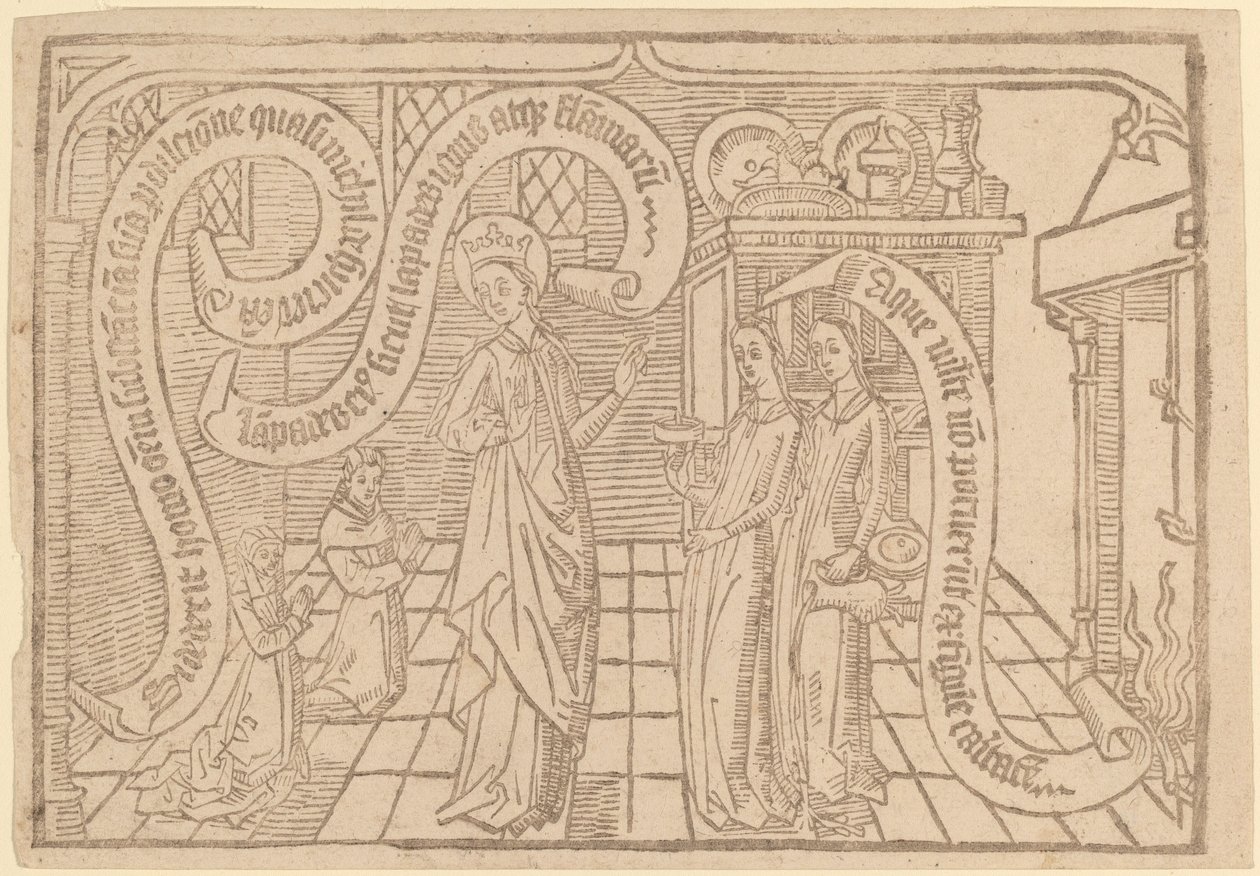 "Şarkıların Canticle" sayfasından: 2. Baskı by Netherlandish 15th Century