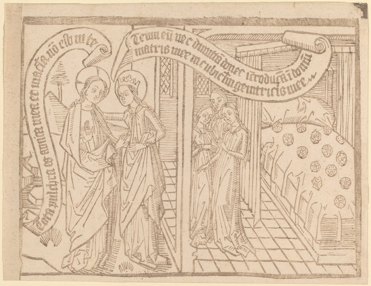 "Şarkıların Canticle" sayfasından: 2. Baskı by Netherlandish 15th Century