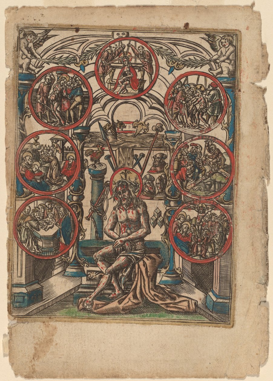 Hüzünlerin Adamı Olarak İsa by Netherlandish 16th Century