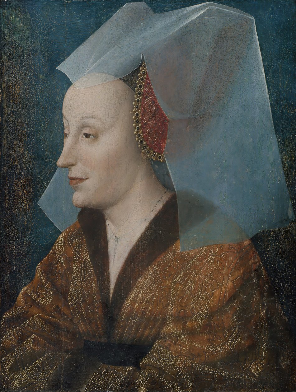 Bir Soylu Kadının Portresi, Muhtemelen Portekizli Isabella 1397-1472. by Netherlandish Painter