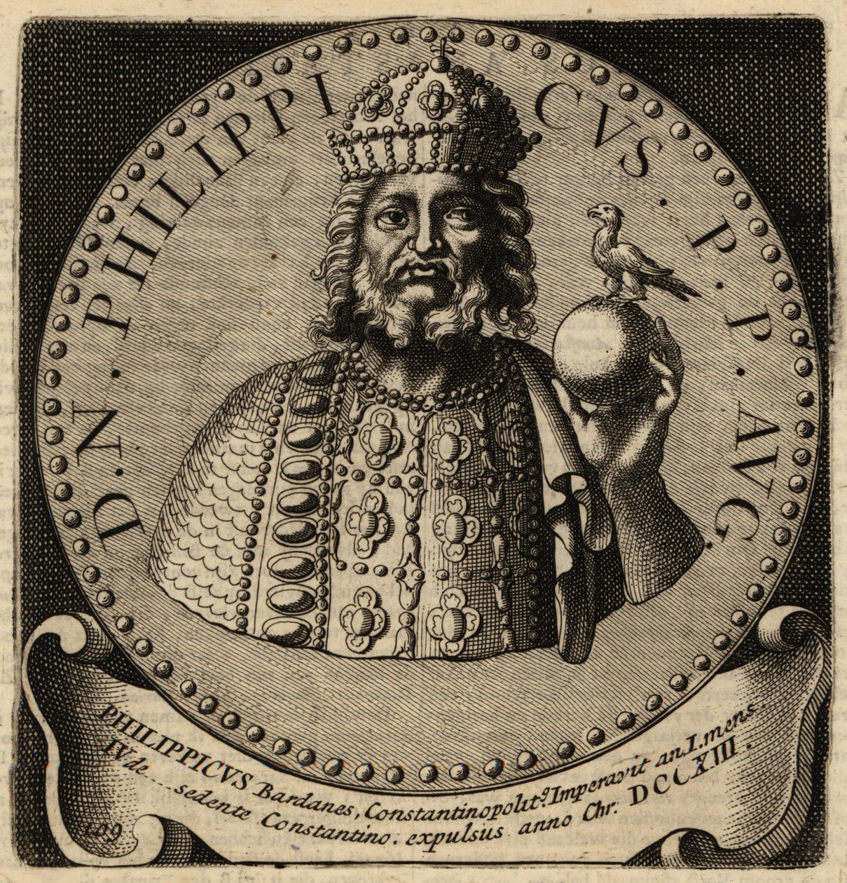 Bizans İmparatoru Filippikos. by Netherlandish School