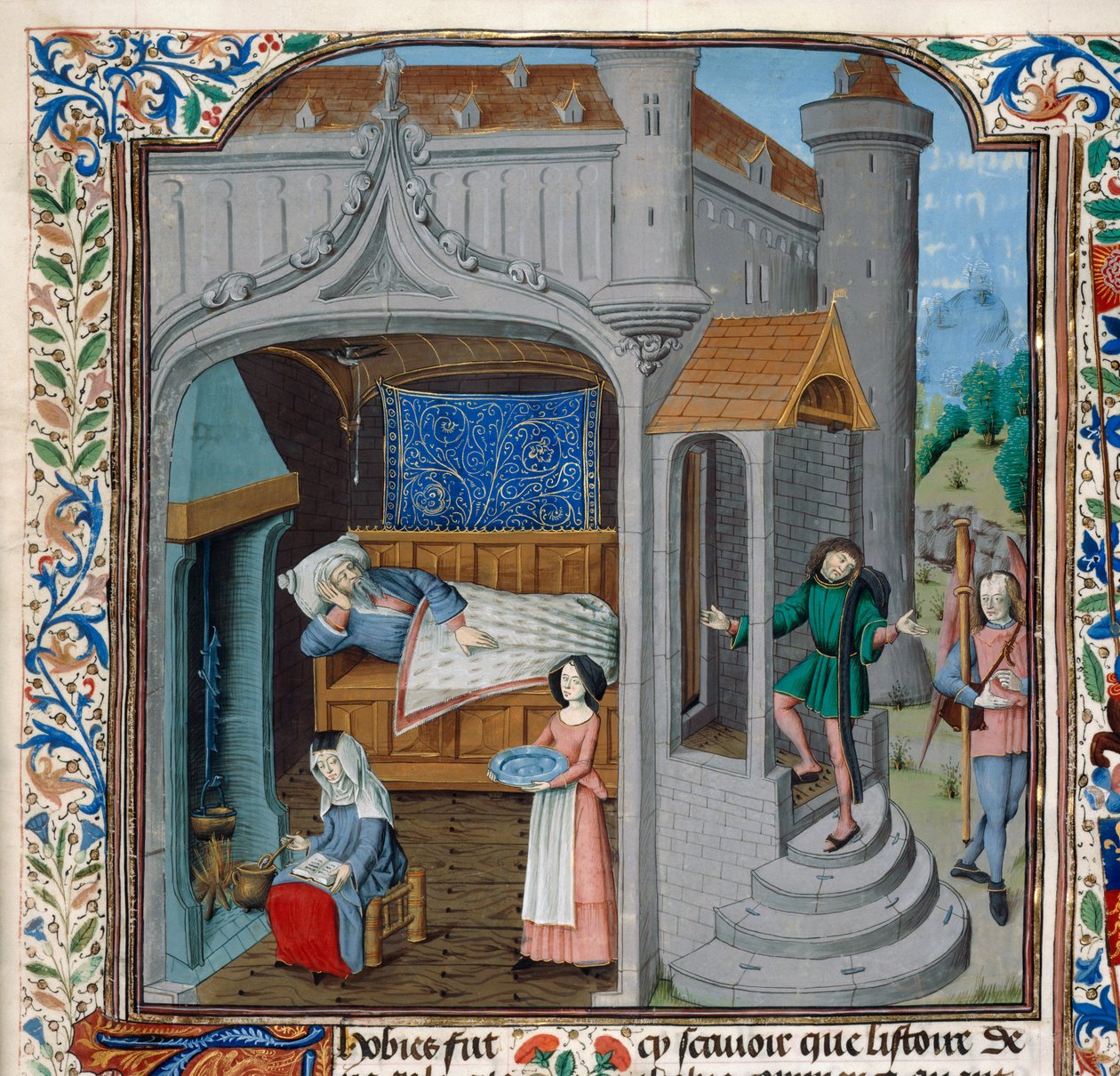 Royal 15 D,I, f.18, Tobit
