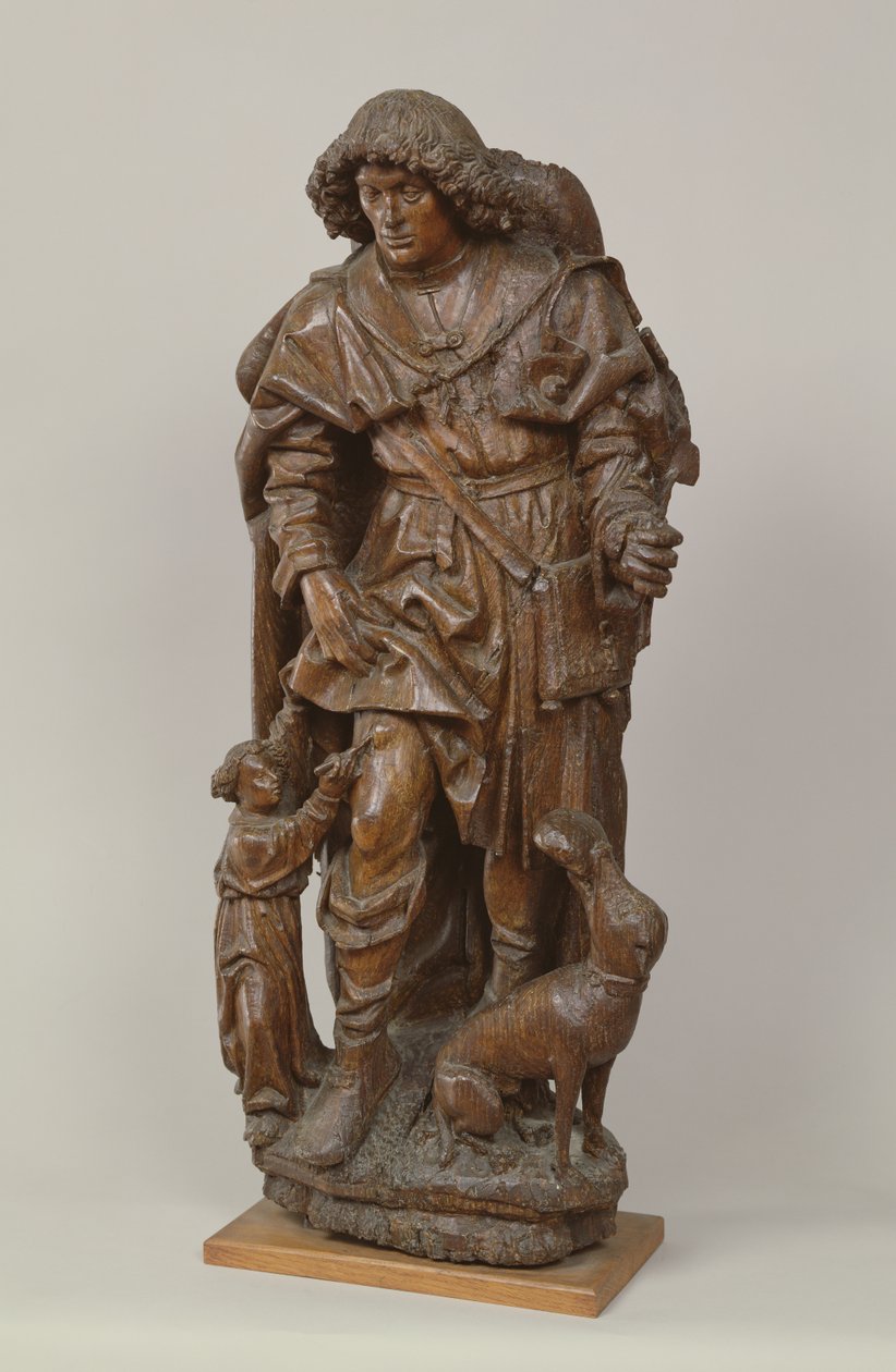 Aziz Roch (ahşap) by Netherlandish School
