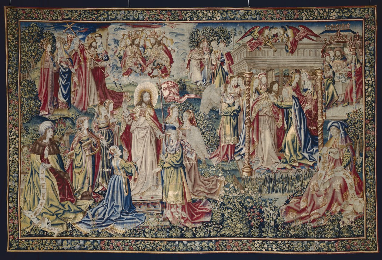 İnsanın Kefareti Alegorisinden Diriliş, c.1500-10 by Netherlandish School