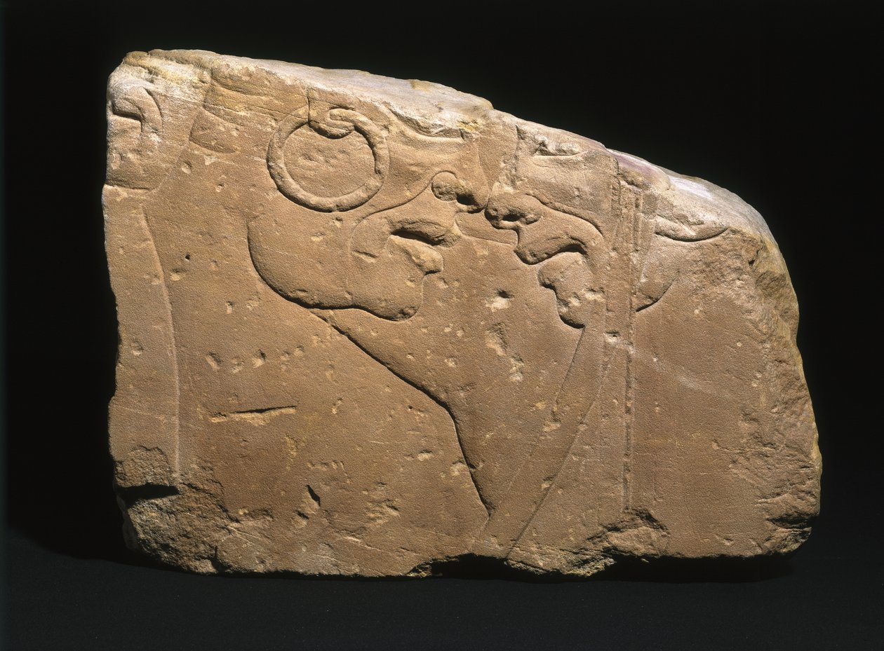 Mağlup Nubian Warriors, Sesebi, Sudan, c.1352-1347 MÖ (kumtaşı) by New Kingdom Egyptian