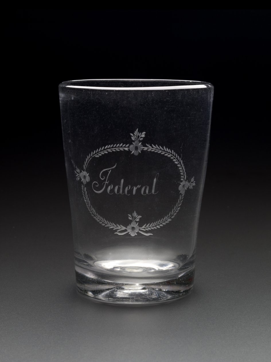 Bardak, c. 1788-1795 (kurşunsuz cam) by New Bremen Glass Manufactory