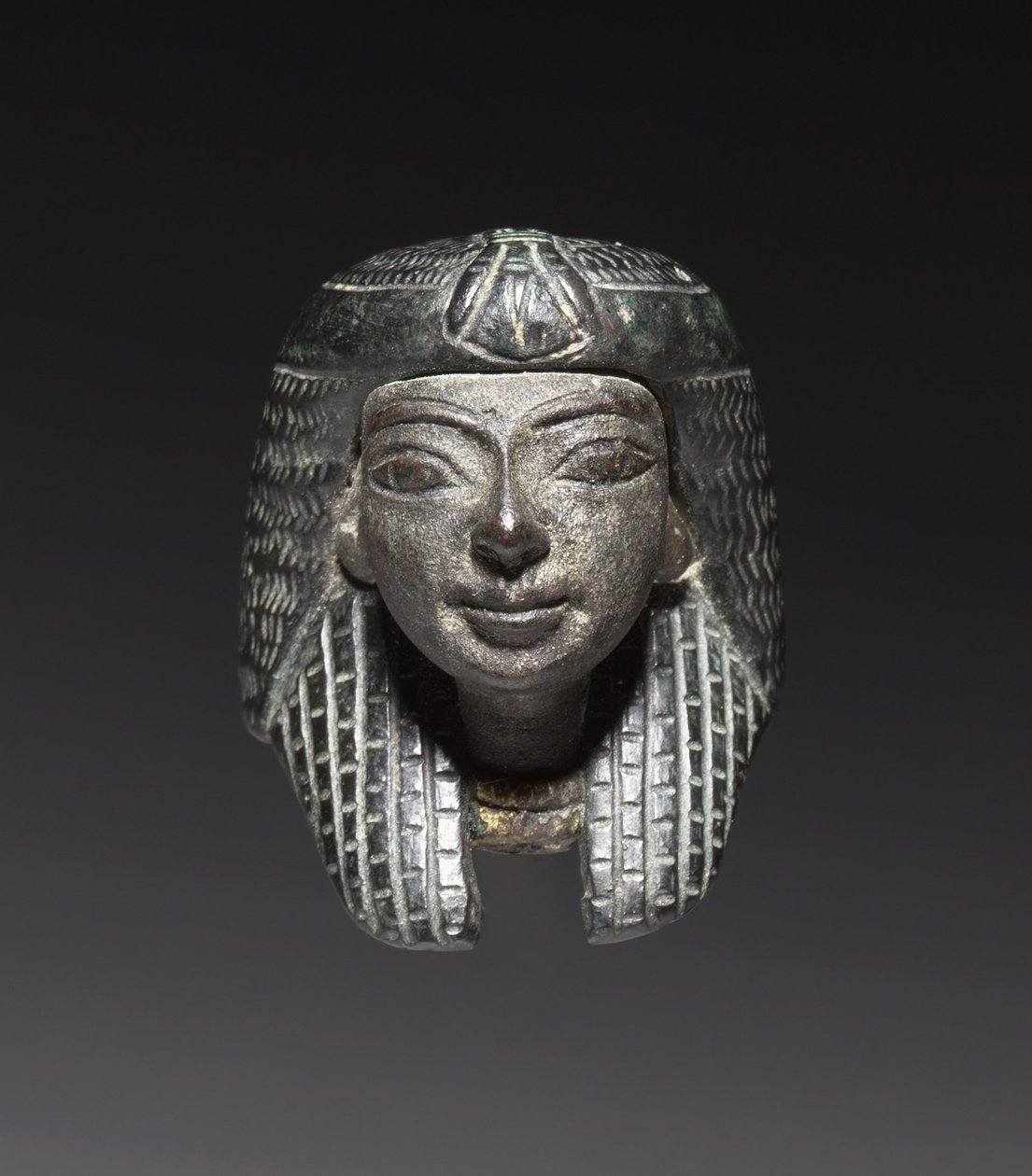 "Shawabty Bundle"dan Bronz Dağ: Baş, 18. Hanedan Sonları - 19. Hanedan, MÖ 1336-1256 dolayları by New Kingdom Egyptian