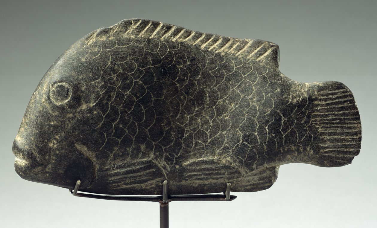 Balık, MÖ 1540-1069 (sert siyah taş) by New Kingdom Egyptian