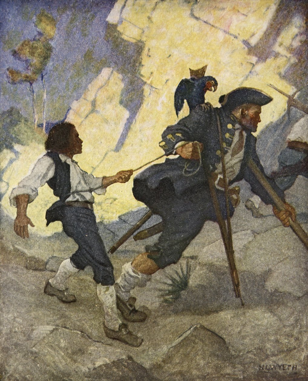 Tüm dünya için, dans eden bir ayı gibi yönetildim, Robert Louis Stevenson, pub tarafından 